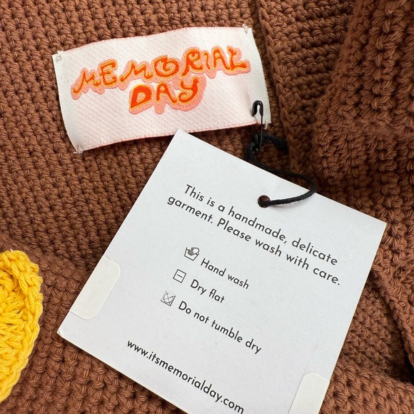 Memorial Day Moda Operandi exclusive knitted cotton shoulder bag-NWT- never worn - Picture 9 of 10